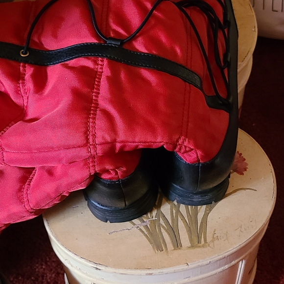 Ralph Lauren Women's Red&Black Boots - Picture 3 of 6